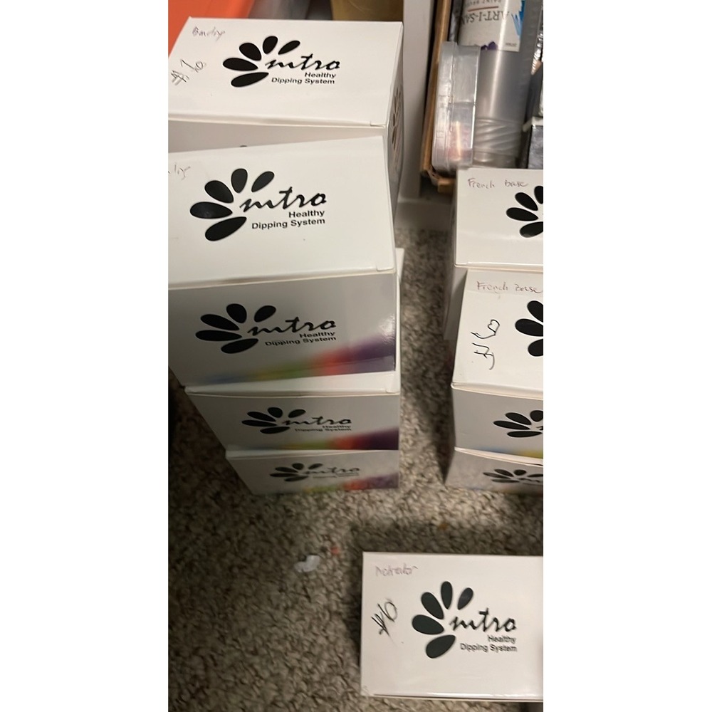 Huge Dip Powder Liquid System Lot Nitro Healthy Dipping System